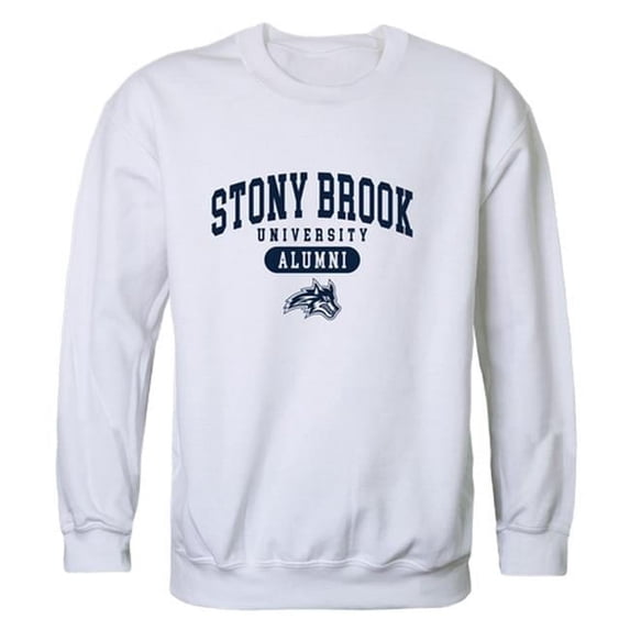 Men Stony Brook Seawolves Alumni Fleece, White - Extra Large