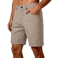 thumbnail image 1 of Men Straight Fit Casual Shorts Five Pocket Design with Button Closure and Belt Loops for Everyday Wear, 1 of 1