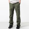 thumbnail image 1 of Men Straight Leg Cargo Pants Stretch Multi Pocket Zip Off Quick Dry Fishing Camping Pants, 1 of 8