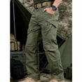 thumbnail image 1 of Men Straight‑Leg Multi‑Pocket Cargo Pants Relaxed Fit Travel Work Daily Wear S‑XXL, 1 Pack  3, 1 of 9