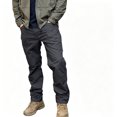 thumbnail image 1 of Men Stretch Cargo Pants Straight Leg Multi Pocket Breathable Daily Casual Trousers 6, 1 of 9