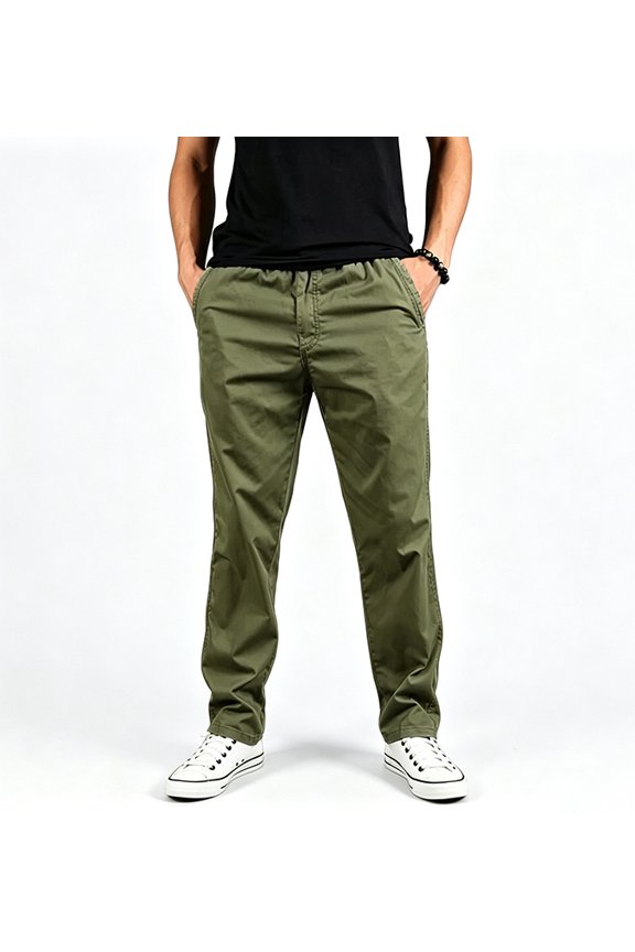 Men Stretch Cargo Trousers Light Multi Storage Reinforced Ripstop Field Travel Pants S-XXL