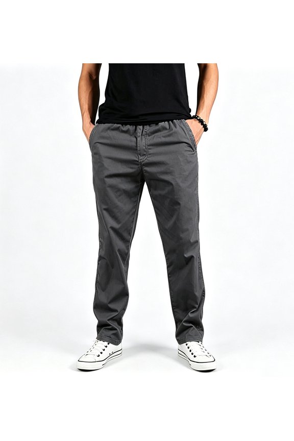 Men Stretch Cargo Trousers Light Multi Storage Reinforced Ripstop Field Travel Pants S-XXL