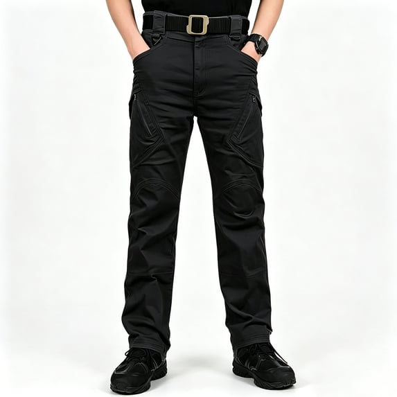 Men Stretch Hiking Cargo Pants Breathable UV Block Multi Pocket All Terrain Work Pants S-XXL