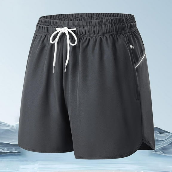 Men Stretch Shorts Men Work Out Shorts Men's Lightweight Shorts Track Shorts Mens Stretchy Shorts Men Soccer Shorts Men Shorts Clearance Sale, Gray, L