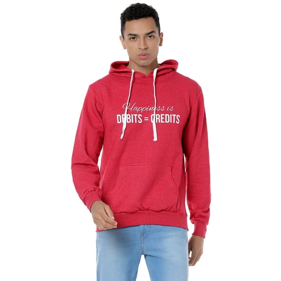 Men Stylish Printed Casual Hooded Sweatshirt