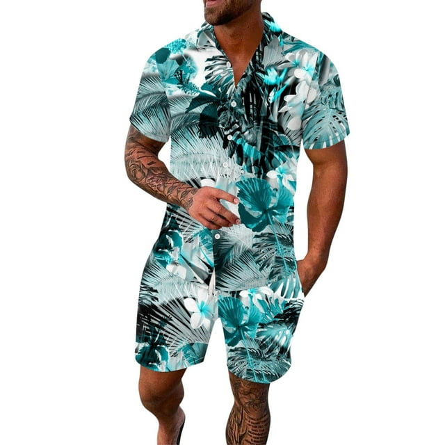 Men Summer Athletic Suit Outfits-2 Piece Tracksuit Summer Outfits ...