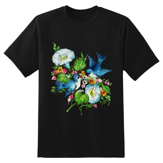 Men Summer CasualBird (48) Graphic Print Round Neck Short Sleeve T Shirt Tee Tops Basic Vacation Wear Sizes XS-5XL
