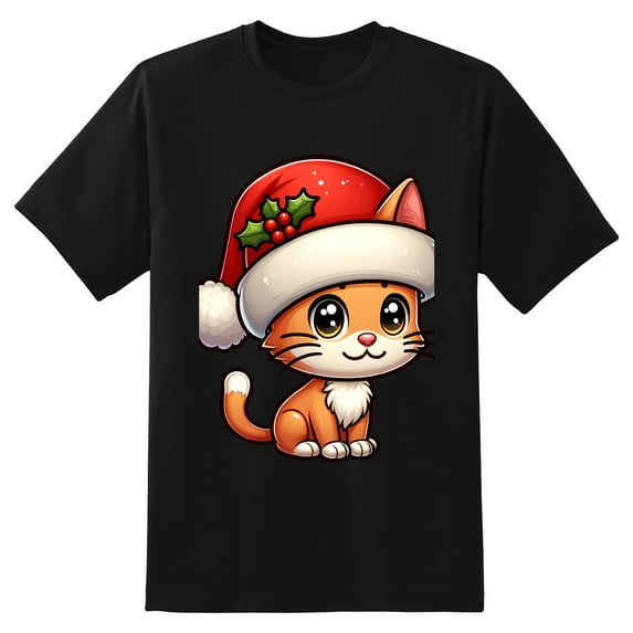 Men Summer CasualCat (16) Graphic Print Round Neck Short Sleeve T Shirt Tee Tops Basic Vacation Wear Sizes XS-5XL