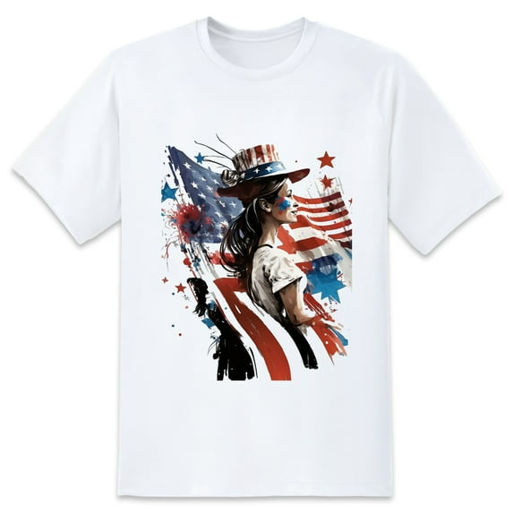 Men Summer CasualFlag (13) Graphic Print Round Neck Short Sleeve T Shirt Tee Tops Basic Vacation Wear Sizes XS-5XL