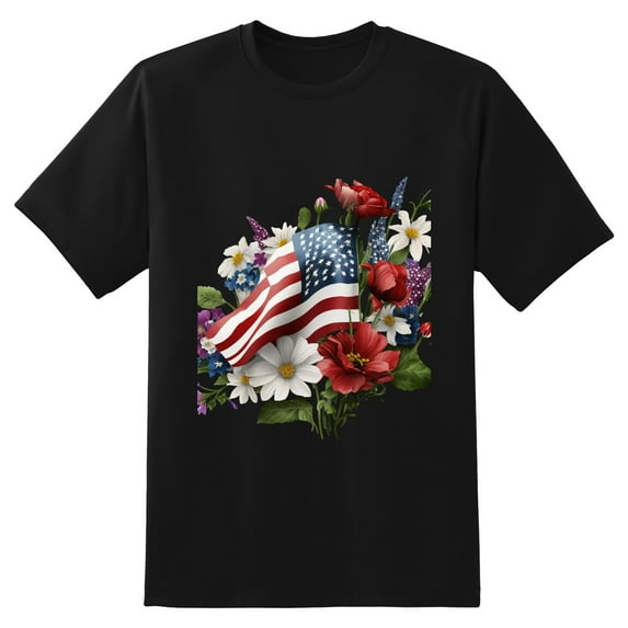 Men Summer CasualFlag (31) Graphic Print Round Neck Short Sleeve T Shirt Tee Tops Basic Vacation Wear Sizes XS-5XL