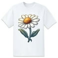 thumbnail image 1 of Men Summer CasualFlowers (2) Graphic Print Round Neck Short Sleeve T Shirt Tee Tops Basic Vacation Wear Sizes XS-5XL, 1 of 1