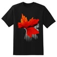 thumbnail image 1 of Men Summer CasualLeaf (3) Graphic Print Round Neck Short Sleeve T Shirt Tee Tops Basic Vacation Wear Sizes XS-5XL, 1 of 1