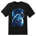 thumbnail image 1 of Men Summer CasualWolf (1) Graphic Print Round Neck Short Sleeve T Shirt Tee Tops Basic Vacation Wear Sizes XS-5XL, 1 of 5