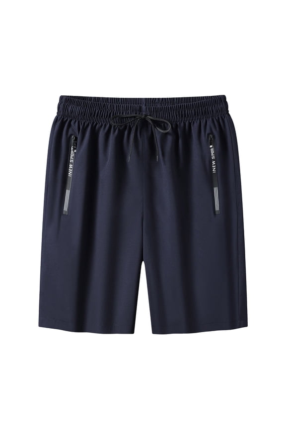 Men Summer Ice Silk Beach Sport Shorts - Cross Border New Design Breathable Comfortable Casual Pants, Vacation Sport Style Mens Athletic Shorts For Beach Gym & Hot Summer Outdoor