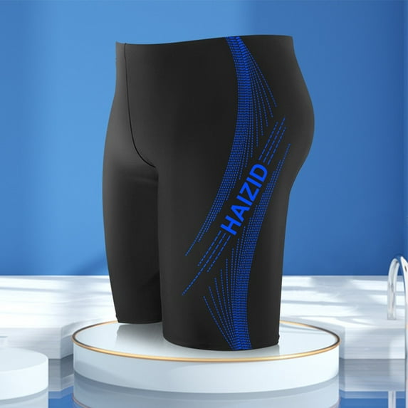 Men Summer Long Quick Dry Swim Shorts Swimwear Swimming Trunks Boxer Pants