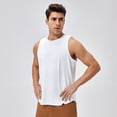 thumbnail image 1 of Men Summer Sports Loose Fitness Vest Training Running Quick Dry Sleeveless Tops, 1 of 1