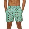 thumbnail image 1 of Men Summer Swimwear Shorts Male Swimming Trunks Swimsuits Beachwea Man Surf Beach Swim Sport Pants Board Mesh Lining And Pockets, 1 of 5
