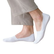 Men Summer Thin Ultra Low Cut No Show Boat Socks Cool Seamless Invisible Non Slip Silicone Heel Grip Flat Liner Hosiery