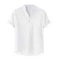 thumbnail image 1 of Men Summer Tops 2026 Summer Blouses for Men 2026 Fashion Plus Size Shirts for Men 3X Workout Tops for Men Plus Size Drop Shoulder Longline, 1 of 6