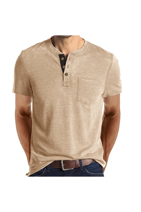 Men Summer Tops Fit Shirt Athletic Set Workout Shirts Loose Turtleneck Men Petite Mens Casual Cute Shirts Lightweight Long Sleeve Casual Summer Mens Extra Large Size Small Shirt Trendy Male Beige S