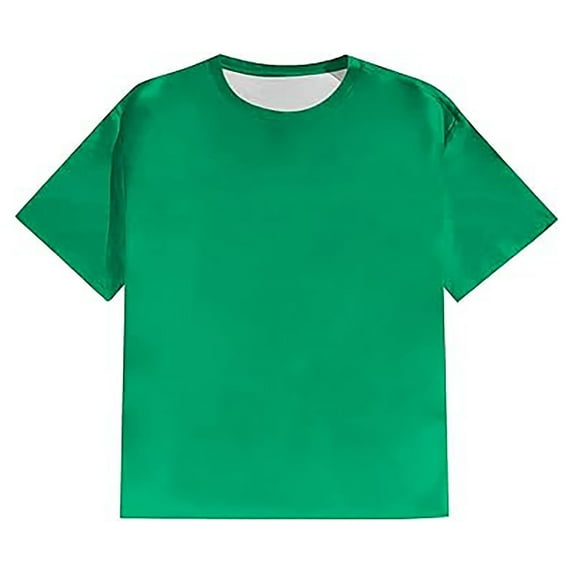 Men Summer Tops Large Men T Shirts Ling Sleeve Shirt Full Sleeve Scrub Top plus Size Top Fitted 6 Foam Large Neck Shirt Tissue Tees Long Tees Short T Turtle Long Turtleneck Me Green 7XL