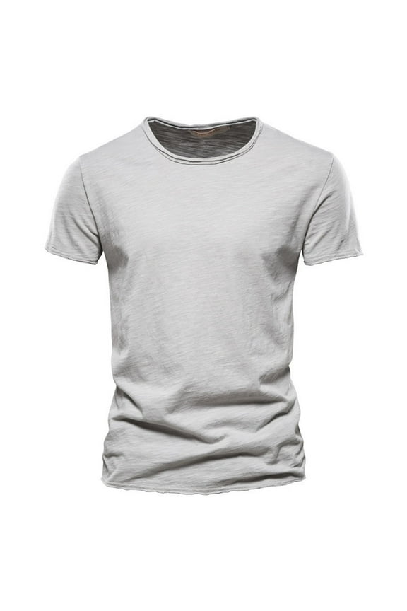 Men Summer Tops Layering Shirts Men Casual Tops Mens Shirts Polyester Undershirt Long Sleeve Fitted Tees Business Casual Swim Tee Long Sleeve Scrub Undershirt T Shirt Top Semi Light Gray S