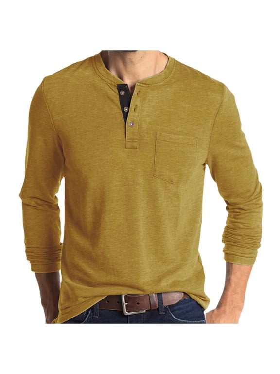Men Summer Tops Long Sleeve Turtleneck Men Casual Tunic Long Sleeve Lace Shirt under Scrub Shirt Postpartum Swim Tee Athletic Set Tan Stretchy Yellow XL