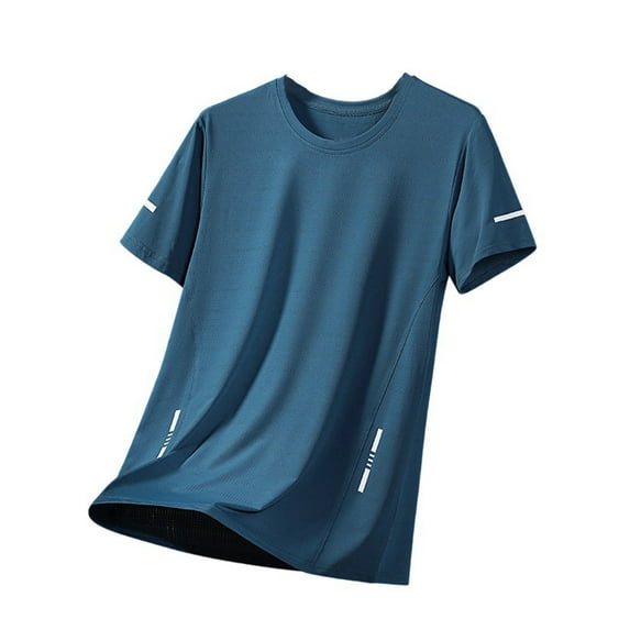 Men Summer Tops Loose Long Sleeve Shirts for Men Short Sleeve Casual Tops T Shirt Pack Mens Long Shirt Large Chested Pack Extra Shirts Moms Favorite Top Navy 3XL