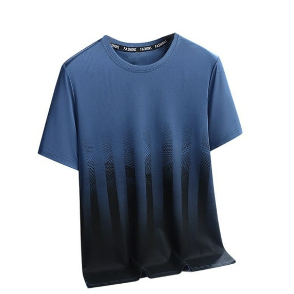 Men Summer Tops Men Long Sleeve Tops Pack Long Sleeve Shirt Spandex Short Casual Tech Shirts Slipper Open Toe Mens Comfort Tee Shirts Cute Athletic Workout Top Soft Shirt T Blue L