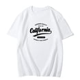 thumbnail image 1 of Men Summer Tops Men's Casual Graphic T Shirt City Print Comfortable Tee For Everyday Wear And Sports Memory Boy Summer T Shirt Long Sleeve Stretchy Men Undershirt Long Sleeve Apparel Lose White M, 1 of 3