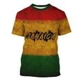 thumbnail image 1 of Men Summer Tops Men's Jamaican Flag T Shirt Print Short Sleeve Shirt Novelty Round Neck Top Jamaican Tee Unisex Short Sleeve Men Lady Long Top Mens Workout Tops plus Size Pack T Summer Yellow S, 1 of 6