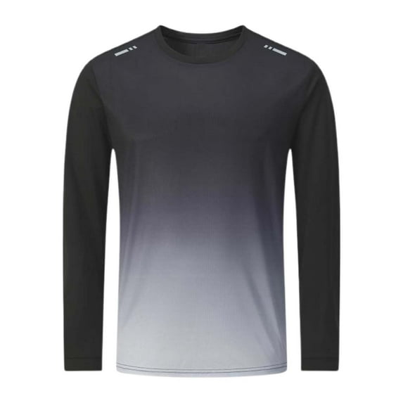 Men Summer Tops Men's Long Sleeve Shirts Sun Athletic Shirts For Hiking Running Workout Rash Guard Mens Extra Large T Tops for Men Guard Set Champagne Top Yoga Workout Clothe Petite Grey 3XL