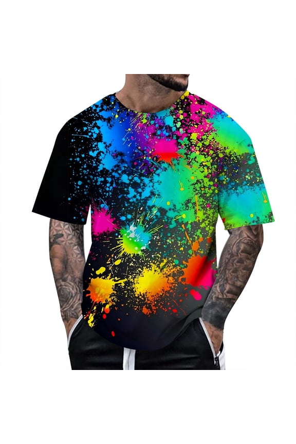 Men Summer Tops Mens Athletic Tops Men Shirts Long Sleeve Shirt Plain Stretchy Top Loose Fit Top Phrasing Shirt Casual Summer Striped Tee Stripe Shirts for Exercise Clothes Male All Print Green 3XL