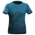 thumbnail image 1 of Men Summer Tops Polyester Spandex Long Sleeve Shirts Ling Sleeve Long Top Tan Short Men Spa Shirt Pack Athletic T Shirt Juniors Active Shirts Mens Fitted Small Blue 4XL, 1 of 3