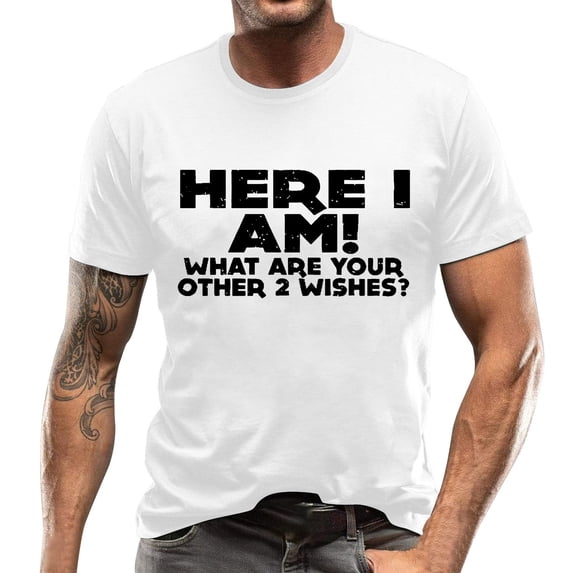 Men Summer Tops Short Set T Shirt Short Sleeve Tees Men Running T Shirt Turtle Tees Mens Shirts Size Medium Layering Tee Tunic Neck Top Shirts for with Sleeves Dark Undershirt ‘ s Letter White L