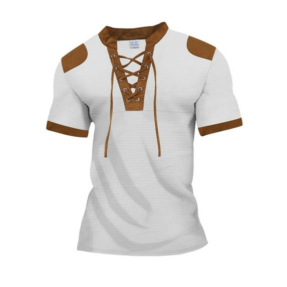Men Summer Tops Spa Long Sleeve Shirt Men Long Sleeve Shirt Pack Casual Top Lady Short Tee Workout Layering Tee Fitted Rayon Undershirt White 3XL
