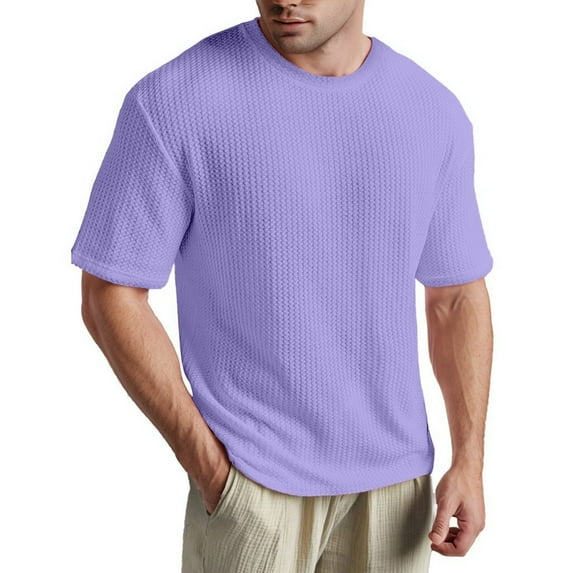Men Summer Tops Tops Men Dressy for Casual Summer Mens Long Sleeves Mens Loose Fit Long Sleeve Work Out Shirt Shirt Sleeve under Vest Shirts Shirts Comfy Compression Tee Work Out Pack Me Purple 3XL