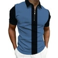 thumbnail image 1 of Men Summer Tops Trendy Men Blouses and Tops Fashion Under 10 Plus Size Mens Shirts Long Novelty Golf Tees for Men Shirts for Men Work, 1 of 3