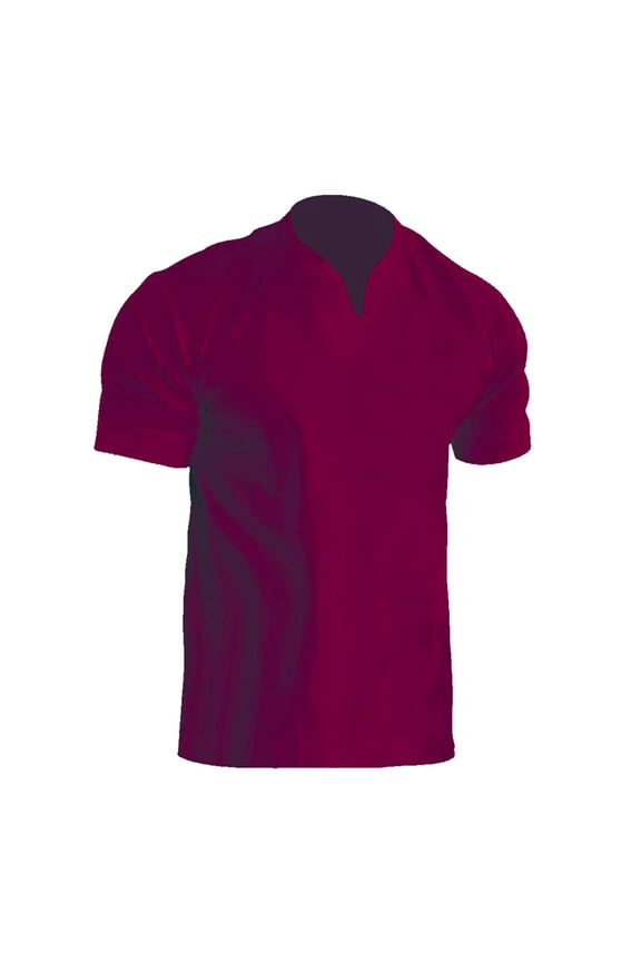 Men Summer Tops Workout Set Mens Plain Long Sleeve Athletic Short Pack Men Technical Pants Long Sleeve Turtle Neck Beach Tee Shirts Workout Shirt V Neck Too Silk Top Medium Shirt Men' Red 2XL