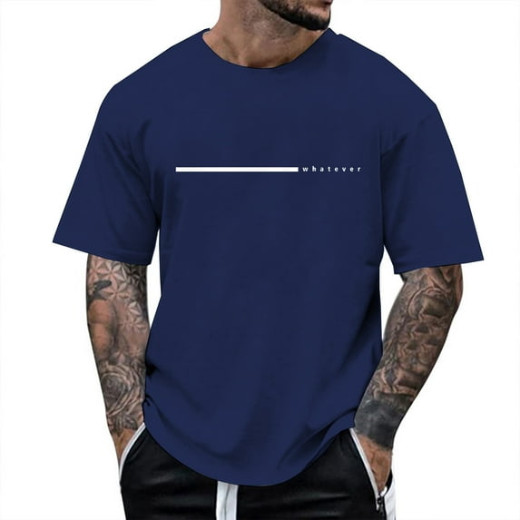 Men Summer Tops plus Size Top Fitted Men Tees Short Sleeve Slipper Boy T Turtle 10 Memory Foam Pack Athletic Set Size Open Short Sleeve Yoga Top Print T Shirts Graphic Print Shirts Casual Navy M