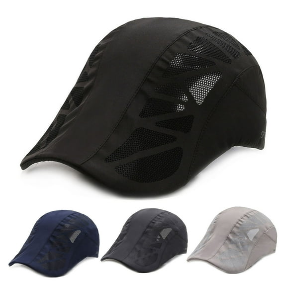 Men Sun Hat Hollow Out Mesh Sun Quick Dry Summer Advanced Hat for Running Golf Fishing