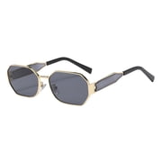 Men Sunglasses Driving Glasses Y2K Eyeglasses for Camping Nightclub Holiday Black