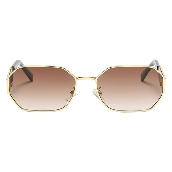 Men Sunglasses Driving Glasses Y2K Eyeglasses for Camping Nightclub Holiday Brown