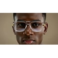 thumbnail image 1 of Men Sunglasses Fashion Rapper Shades Square Model Elegant Gold Frame, 1 of 2