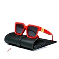 thumbnail image 1 of Men Sunglasses Square Hip Hop Fashion Shades Classy Outdoor Red, 1 of 1