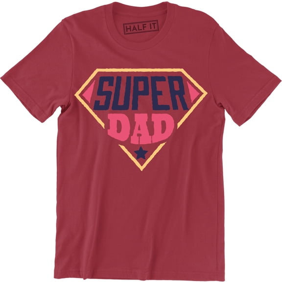 Men Super Dad Funny Daddy Grandpa Fathers Day Birthday Gift for Him T-Shirt