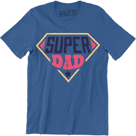Men Super Dad Funny Daddy Grandpa Fathers Day Birthday Gift for Him T-Shirt