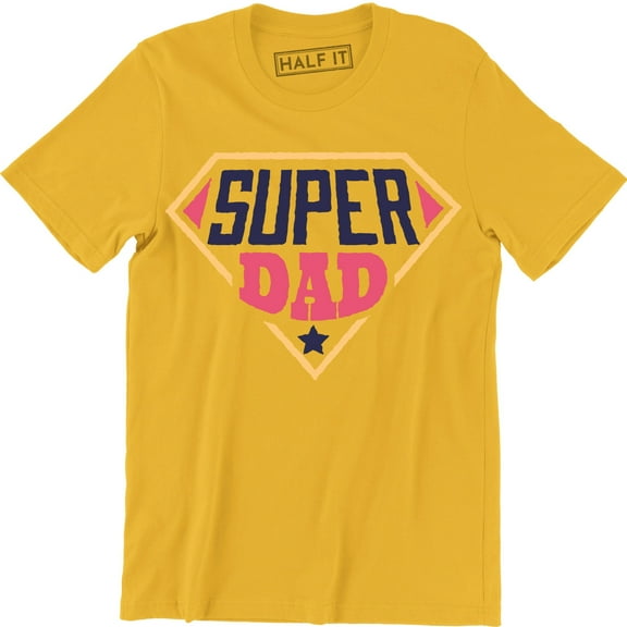 Men Super Dad Funny Daddy Grandpa Fathers Day Birthday Gift for Him T-Shirt