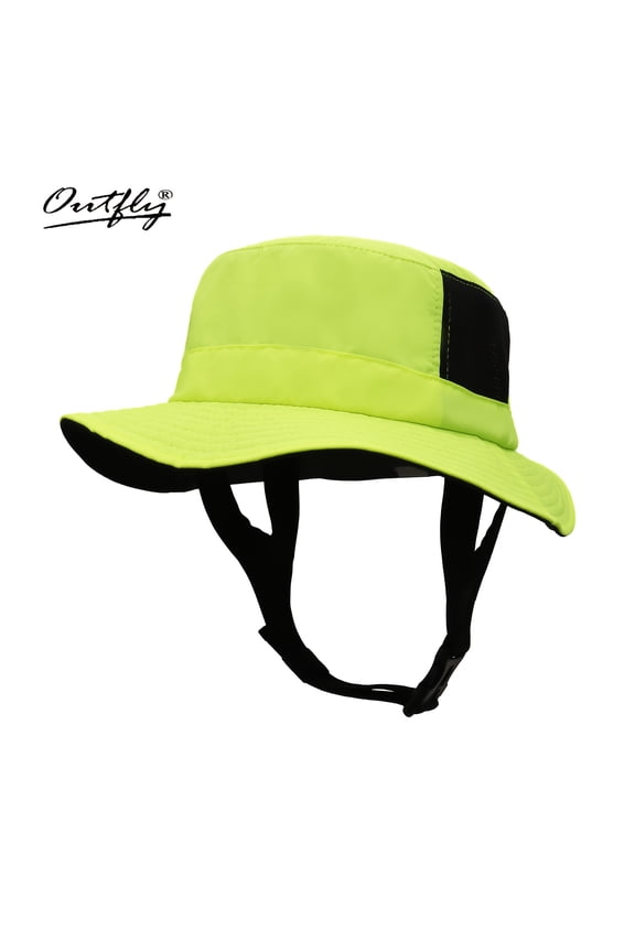 Men Surf Fisherman Hat Wide Brim Visor Foldable Hiking Fishing Hat with Film Outdoor Hat